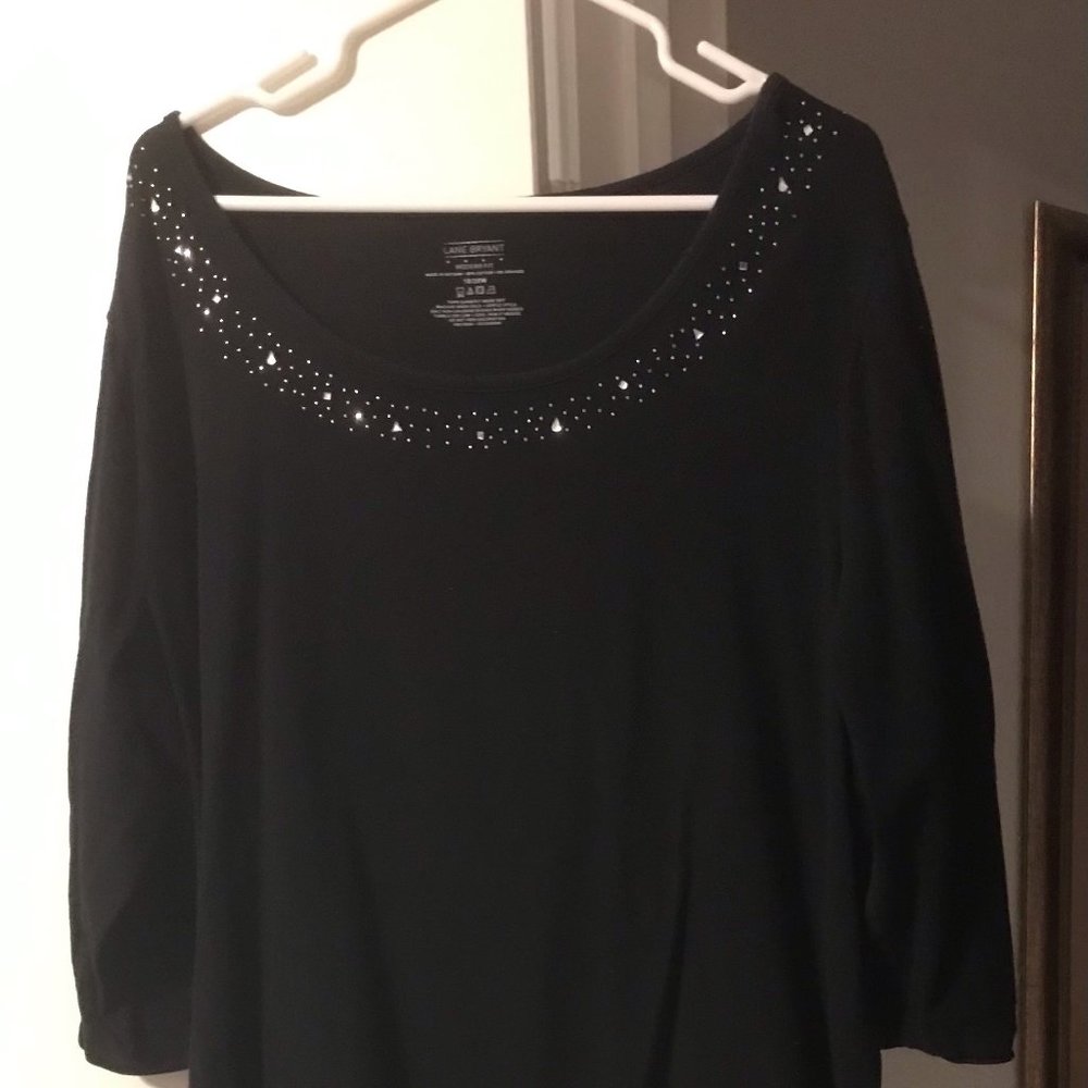 Lane Bryant embellished shirt, size 18/20, never worn